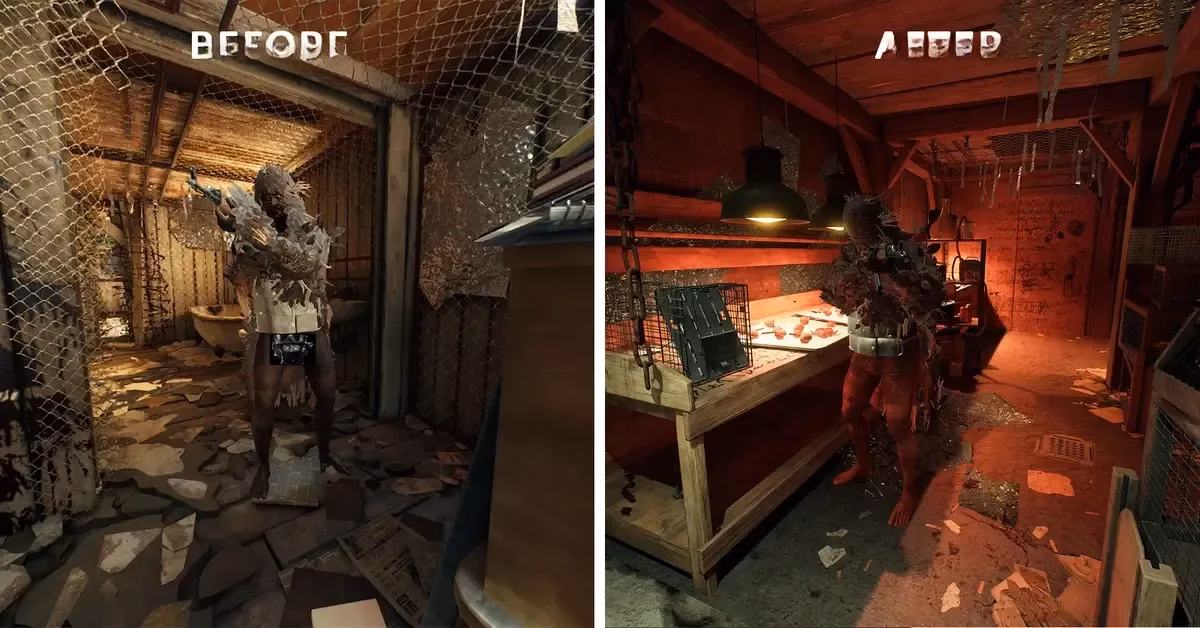 Comparison of content changes in Ready or Not